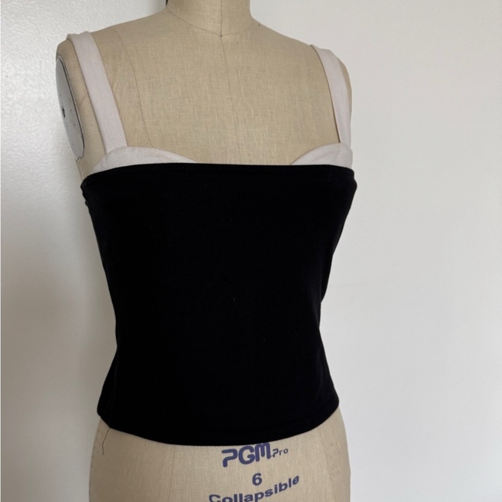 Reformation Black and White Top